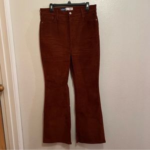 Brown Corduroy Flare Pants